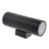 Kinkiet Ścienny Dwustronny Ip54 Querk 5 Czarna Led2B