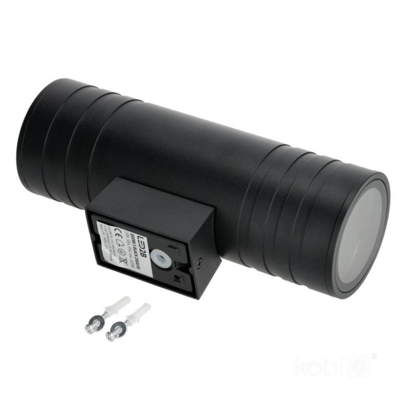 Kinkiet Ścienny Dwustronny Ip54 Querk 5 Czarna Led2B