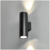 Kinkiet Ścienny Dwustronny Ip54 Querk 5 Czarna Led2B