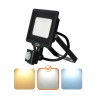 Oprawa Led Mhc Z Czujnikiem 20W Czarna Barwa Neutralna Led2B