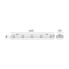 Oprawa Led Hermic 2X120