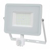 Halogen zewnętrzny LED V-TAC 50W SAMSUNG CHIP Czujnik Ruchu Funkcja Cut-OFF Biały VT-50-S 4000K 4000lm 5 Lat Gwarancji