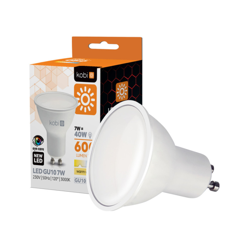 Żarówka Led Gu10 7W 540Lm - Biała Ciepła