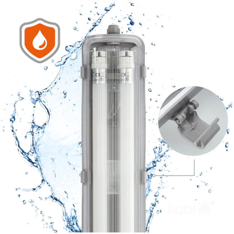 Zestaw Hermetic 2X120 + Led T8 18W 4000K