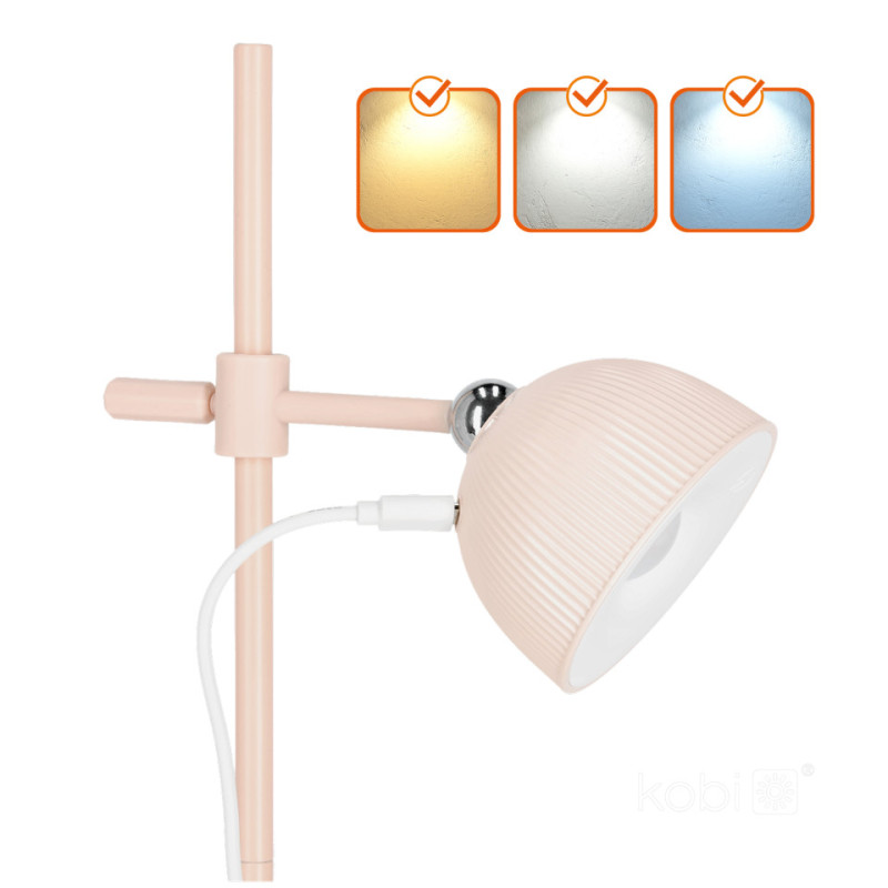 Lampka Biurkowa Led Orbi 2,5W Cct Różowa Laitica