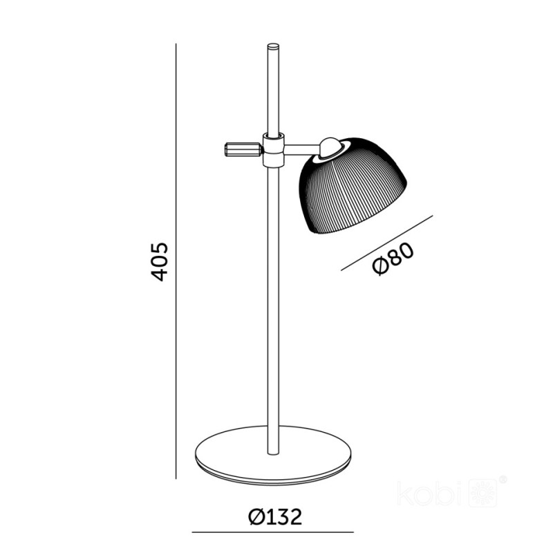 Lampka Biurkowa Led Orbi 2,5W Cct Różowa Laitica