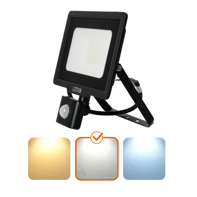 Oprawa Led Mhc Z Czujnikiem 30W Czarna Barwa Neutralna Led2B