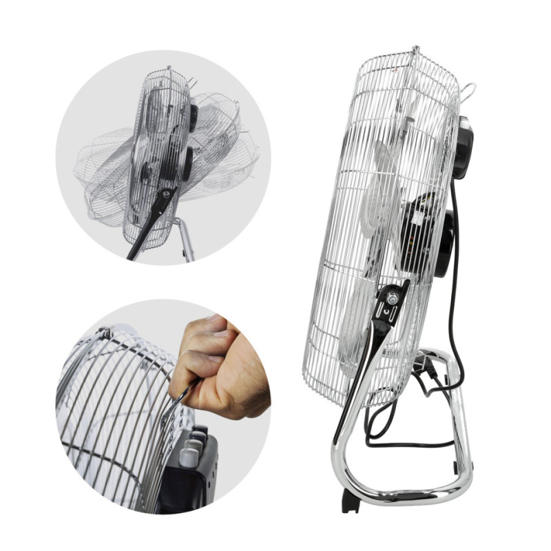 Wentylator Podłogowy Viento 100W Srebrny