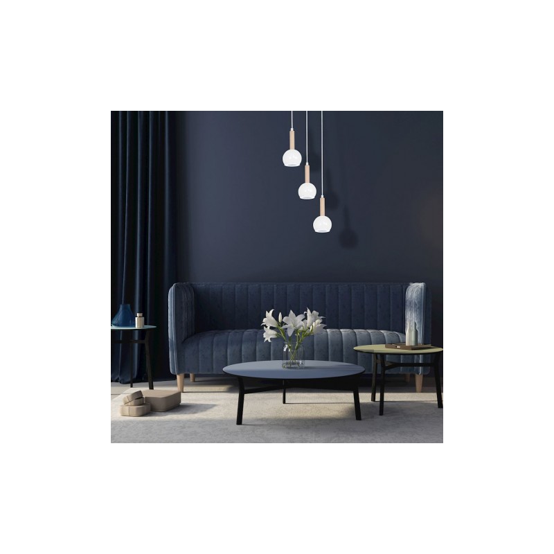 Lampa wisząca BOLLE WHITE 3xGU10