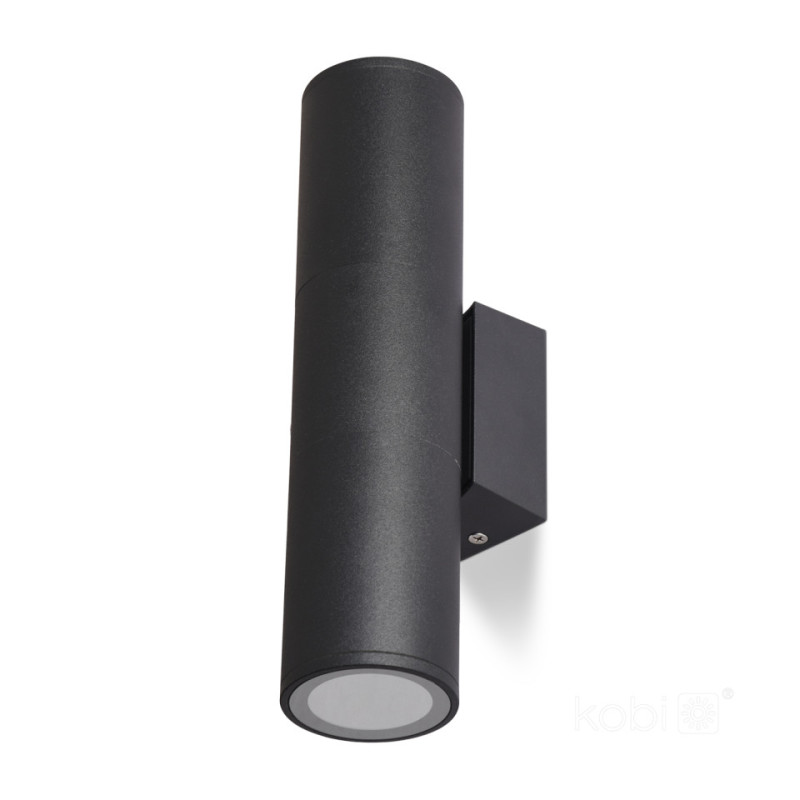 Lampa Ogrodowa Ścienna Querk 3 Czarna Led2B