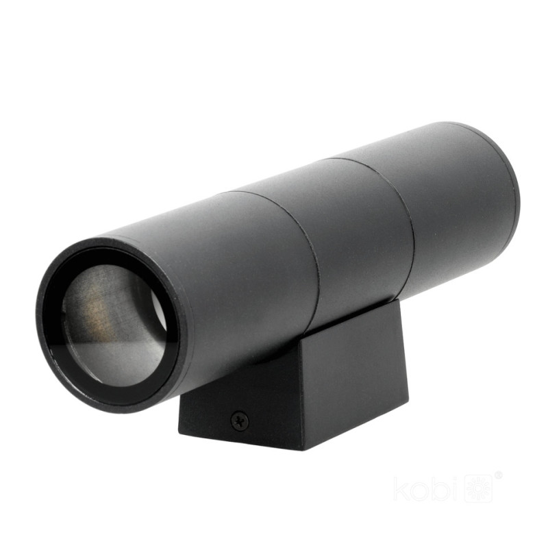 Lampa Ogrodowa Ścienna Querk 3 Czarna Led2B
