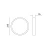 Oprawa Led Sigaro Circle 24W Premium Barwa Neutralna