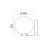 Kula Ogrodowa Garden Ball L Ip65