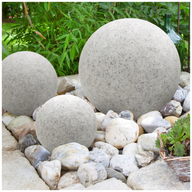 Lampa Ogrodowa Garden Ball M Szary  E27