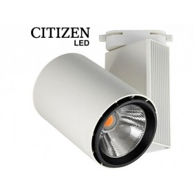 Lampa szynowa LED Brently 1 faza 30W 3000k - biała