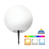 Lampa Ogrodowa Solar Led Garden Ball 30Cm 3000K+Rgb Kobi Design