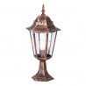 Niska zewnętrzna lampa stojąca K-5006S czarna/złota z serii LOZANA K-5006S CZARNY/ZŁOTY