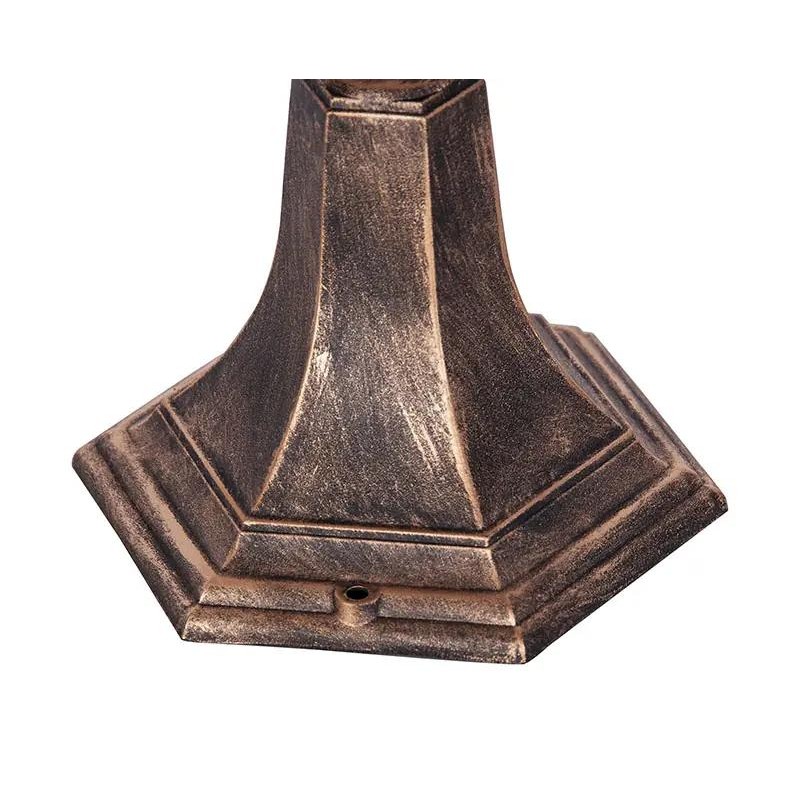 Niska zewnętrzna lampa stojąca K-5006S czarna/złota z serii LOZANA K-5006S CZARNY/ZŁOTY