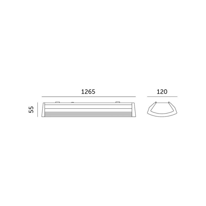 Oprawa Led Delfia 2X120