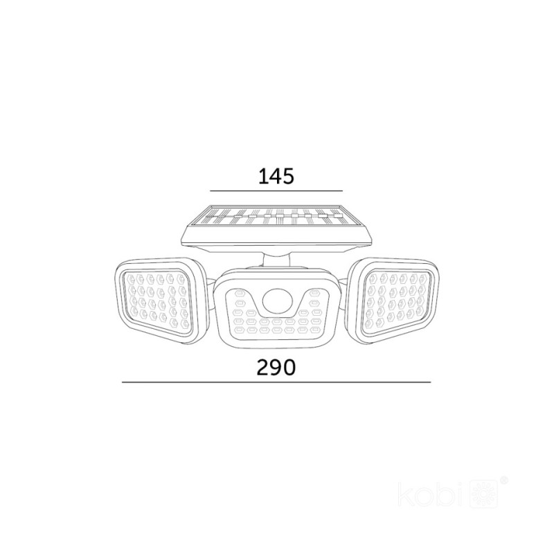 Solar Led Glow 1,5W Led2B