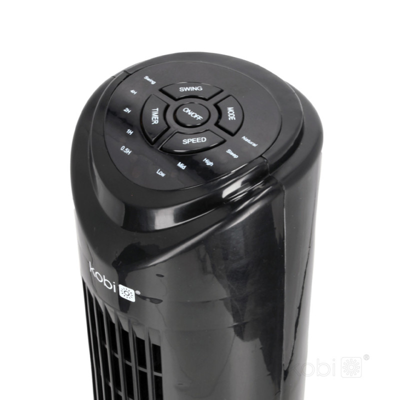 Wentylator Wieżowy Lisse 2 St 45W Czarny Kobi Windstar