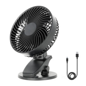 Wentylator Biurkowy Viento Clip Czarny Kobi Windstar