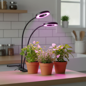 Lampa Do Roślin z klipsem Led Vitaro Ring 2 Clip 8W Kobi Design