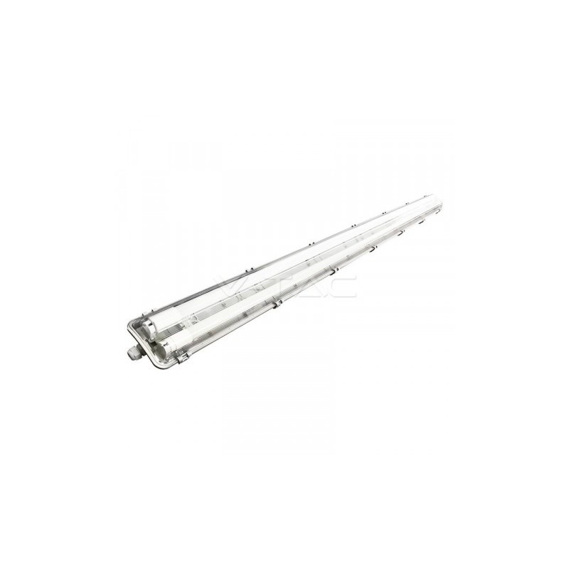 Oprawa Hermetyczna LED V-TAC PC/PC 2x150cm (2 x 22W) VT-15022 6400K (Tuby LED w zestawie) 4000lm