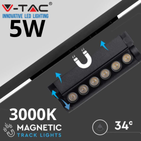 Lampa Magnetyczna Serii Agata Sku 10258 V-Tac 5W