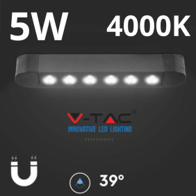 lampa magnetyczna led  Serii Agata Sku 10233 V-Tac 5W
