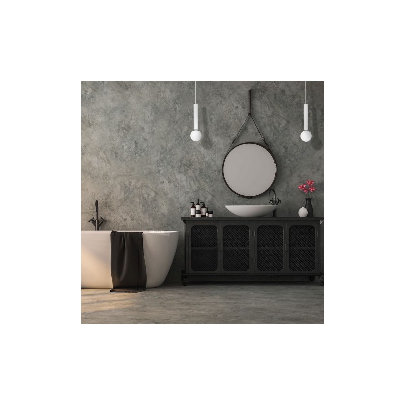 Lampa Wisząca AURIS WHITE 1xE14