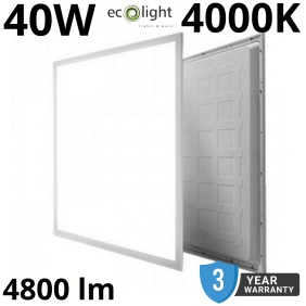 Panel led 60x60 armstrong Backlit 40W 4800Lm NW PVC B EC61261