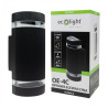 Oprawa Elewacyjna Oe-4C 2Xgu10 Ip54 Czarna