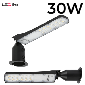 Lampa Uliczna Flamingo 30W Oprawa Drogowa 4000K 3000Lm Czarna 203815