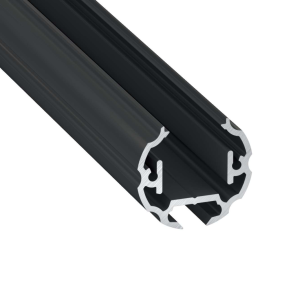 Profil Aluminiowy Do Taśm Led Cosmo - Czarny - 2 Metry