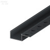 Profil led z jednym skrzydłem GK14-3 1/2 czarny RAL9005 3 m