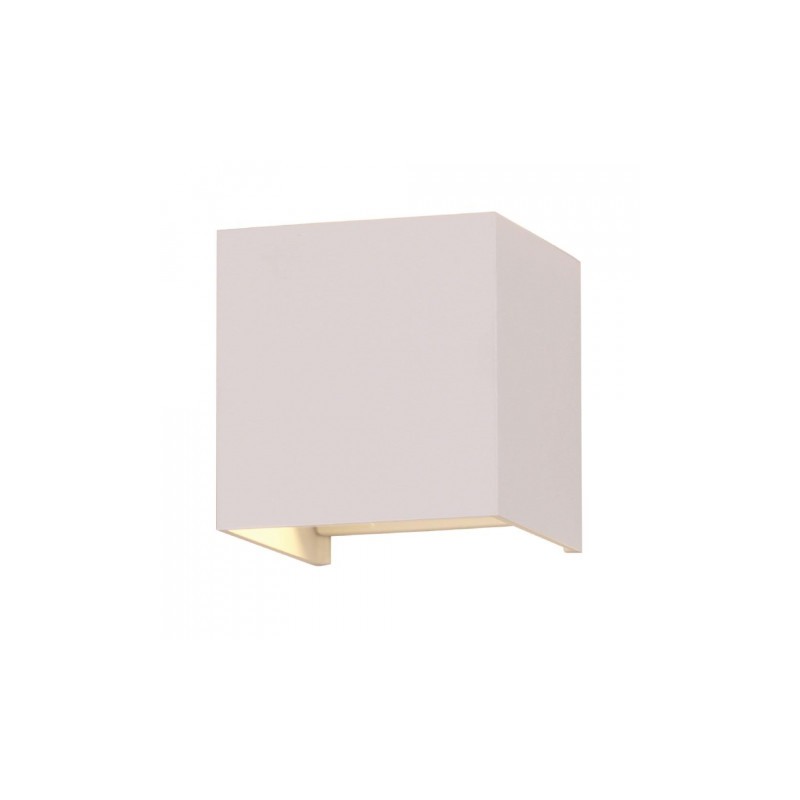 Oprawa Ścienna V-TAC 6W Kinkiet Góra/Dół Regulowany Biały Kwadrat IP65 VT-759 3000K Bridgelux 660lm