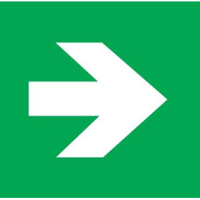 Piktogram Do Directo S / Vella Strzałka Prawo-Lewo / Góra-Dół - Vd5 (125X125Mm) / 85205