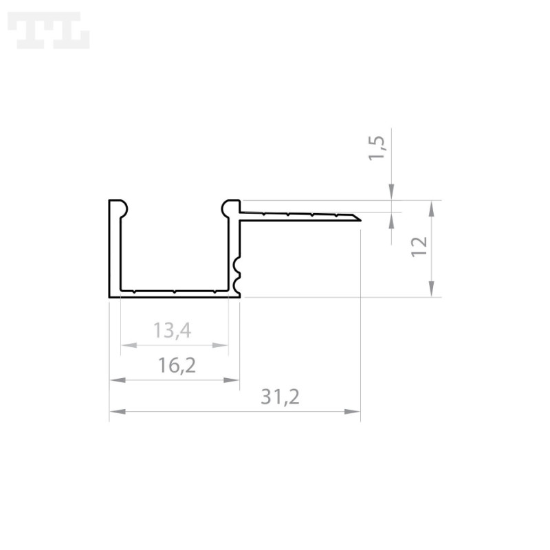 Profil Led Gk18-3 1/2