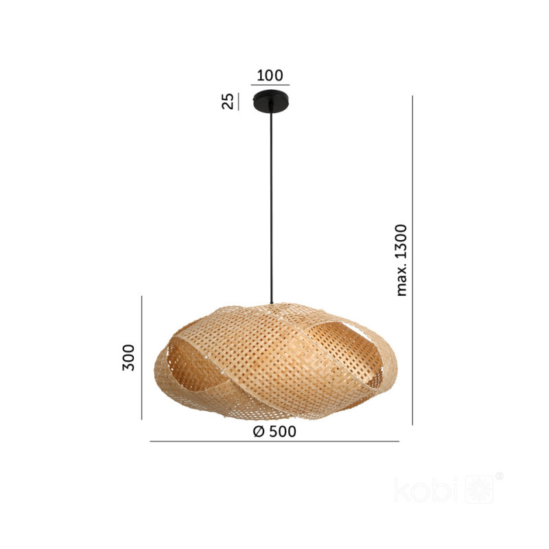Lampa Wisząca Boho Bindum 1Xe27 Kobi Design
