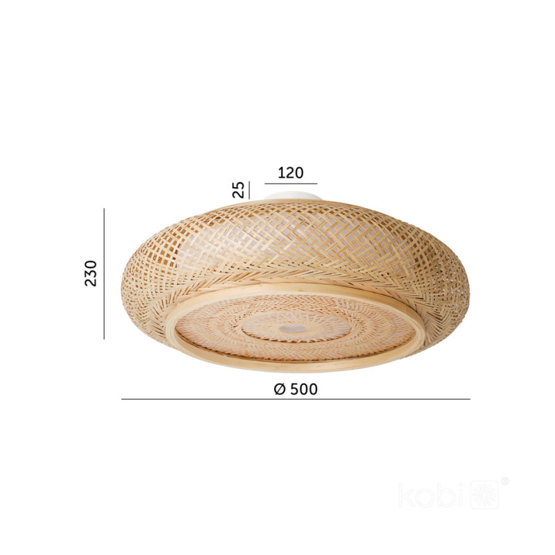 Lampa Sufitowa Boho Buli M 1Xe27 Kobi Design