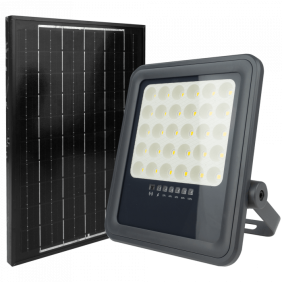 Naświetlacz Led Abs 100W 4000K Z P. Solarnym
