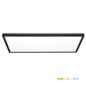 Plafon Led Nivera Square 32W 3Cct Ip54 Czarny Kobi Premium