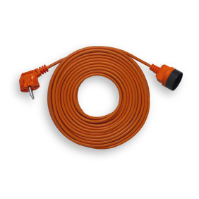 Przedłużacz Kosiarkowy Pk-1020 1Gn/20M/Bu/1Mm Pomarańczowy Elgotech