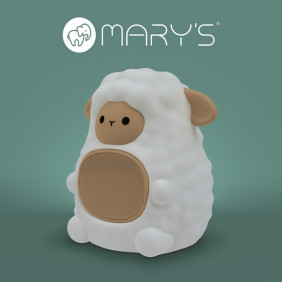 Mary's Lampka Nocna Led Rgb Owieczka Z Budzikiem