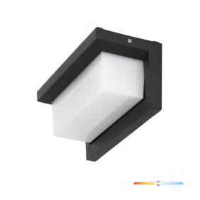 Kinkiet Ogrodowy Led Lentero 12W 4000K Lx Ip54 Czarny Led2B