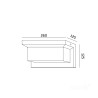 Kinkiet Ogrodowy Led Lentero 12W 4000K Lx Ip54 Czarny Led2B