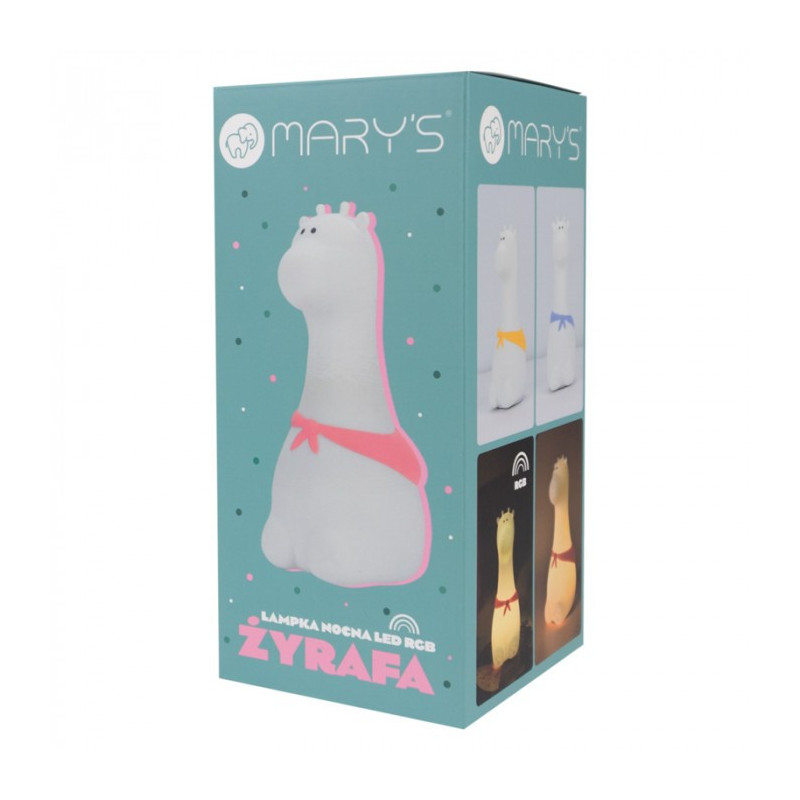 Mary's Lampka Nocna Led Rgb Żyrafa