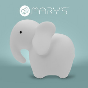 Mary's Lampka Nocna Led Słoń Biały Rgb Z Pilotem