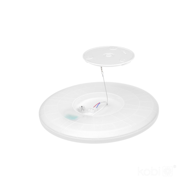 Plafon Led Nivera Circle 24W 3Cct Ip54 Czarny Kobi Premium